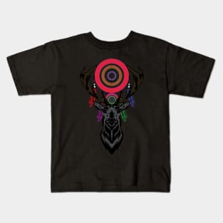 The Deer Dream Catcher Kids T-Shirt